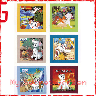Kimba the White Lion ( Jungle Emperor )ジャングル大帝 anime Cloth Patch or Magnet Set 1a or 1b